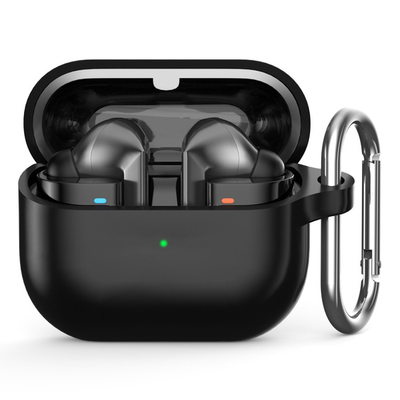 Etui silikonowe z karabińczykiem – Galaxy Buds 3 / 3 Pro - czarne