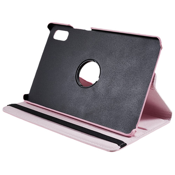Etui do Lenovo Tab M9, Obrotowe 360, różowe