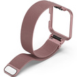 Pasek Bransoleta Milanese z Etui do Xiaomi Redmi Watch 2 Lite, Różowy