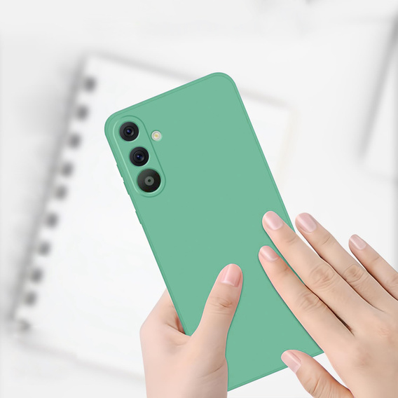 Etui do Samsung Galaxy A36 5G, Silicone Lite, miętowe