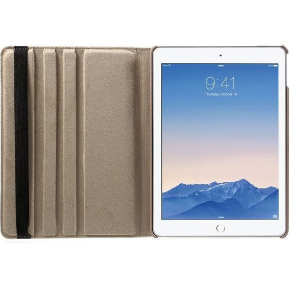 Etui do iPad Air 2 9.7" 2014, Obrotowe 360, Różowe