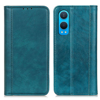 Etui z klapką do OnePlus Nord CE4 Lite, Split Leather, zielone