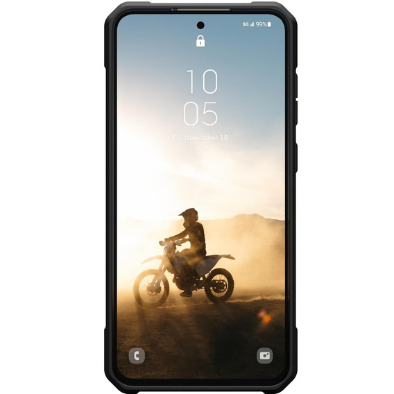 Etui Urban Armor Gear do Galaxy S25 FE, Pathfinder MagSafe, ice / silver