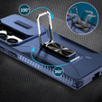 Etui do Samsung Galaxy S24 Ultra, Slide Lens Lid, Niebieskie