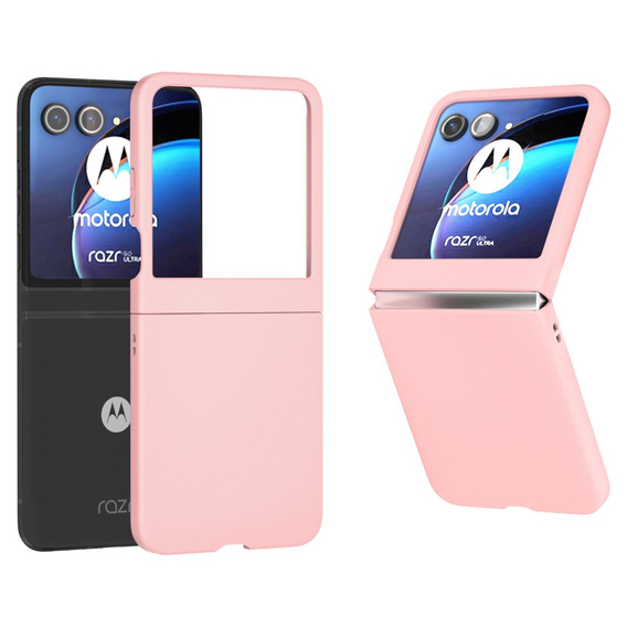Etui do Motorola Razr 50 5G / Razr 60 5G, PC Case, różowe