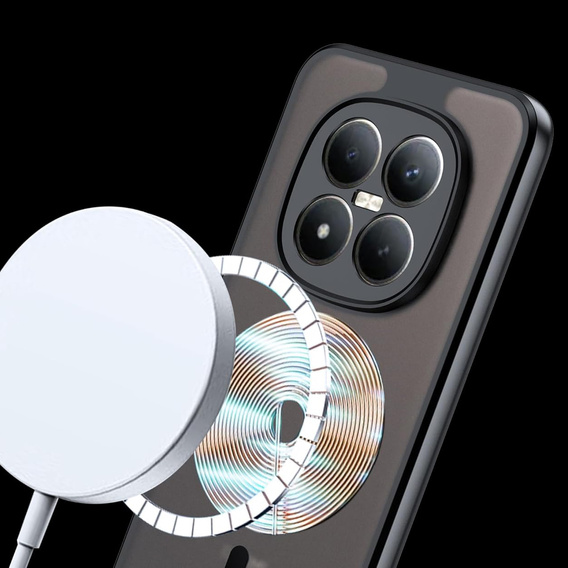 Etui do Xiaomi Redmi Note 15 Pro Plus 5G, do MagSafe, ERBORD Matt Case, czarny