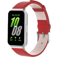 Pasek Skórzany do Samsung Galaxy Fit 3, Czerwony