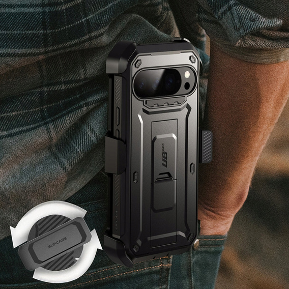 Etui Supcase do Google Pixel 10 Pro XL, Unicorn Beetle Pro, Black