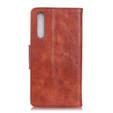 Skórzane Etui Wallet do Samsung Galaxy A50/A50S/A30S, brązowe