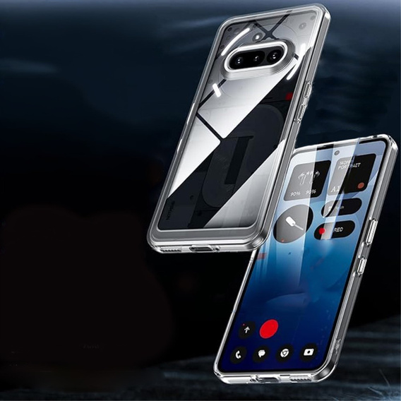 Etui do Nothing Phone 3a, Fusion Hybrid, przezroczyste