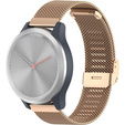 Uniwersalna Bransoleta Milanese 18mm, Różowa rose gold