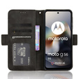 Etui z klapką do Motorola Moto G56 5G, Card Slot, czarne