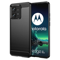 Etui do Motorola Edge 40 Neo, Karbon, czarne