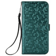 Etui z klapką do Xiaomi Poco F7 Wallet Rhombus - zielone