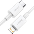 BASEUS Superior Series Kabel USB-C do Lightning, 20W, 2m, White