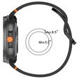 Pasek Silikonowy do Samsung Galaxy Watch 8 / 8 Classic, Czarny