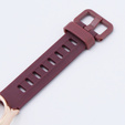 Pasek Silikonowy do Xiaomi Smart Band 10 / 9 / 8, Bordowy