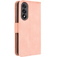 Etui z klapką do OnePlus Nord 5, Card Slot, różowe