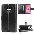Etui z klapką do Oukitel WP5, Crazy Horse Wallet, czarne