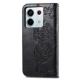 Etui z klapką do Xiaomi Redmi Note 13 Pro 5G, Butterfly, czarne