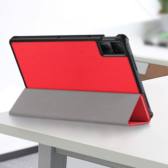 Etui do Xiaomi Redmi Pad 10.6, z podstawką, Czerwone