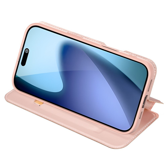 Etui z klapką Dux Ducis do iPhone 17, Skin Pro, różowe
