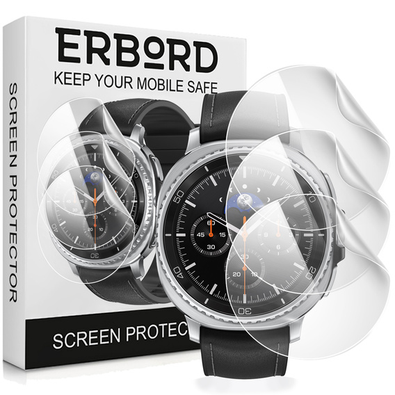 3x Folia Hydrożelowa ERBORD do Samsung Galaxy Watch 8 Classic 46mm