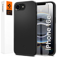 Etui Spigen do iPhone 16E, Thin Fit Mag, czarne + Szkło hartowane 9H