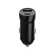 Maxlife ładowarka samochodowa PD/QC MXCC-04 20W (1× USB-C + 1× USB) + kabel USB-C – USB-C 60W, czarna