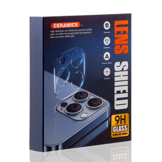 2x Szkło hartowane na aparat ERBORD do Oppo Reno 15 Pro, Przezroczyste