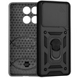 Etui pancerne do Motorola Edge 60 / 60 Fusion, CamShield Slide, czarne