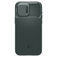 OUTLET Etui SPIGEN do iPhone 15 Pro Max, Optik Armor MagSafe, Zielone