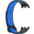 Pasek Silikonowy do Xiaomi Smart Band 10 / 9 / 8, Czarny / Niebieski
