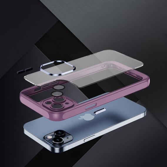 Etui do iPhone 14, ERBORD Impact Guard, fioletowe