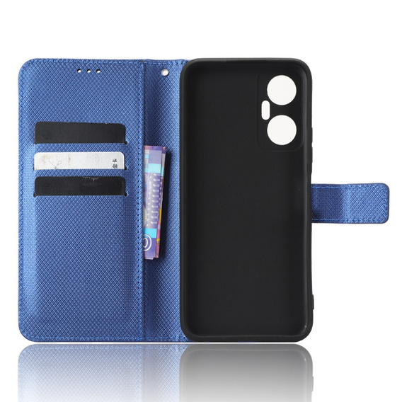 Etui z klapką do Infinix Hot 20 5G, Wallet Smart Magnet Case, niebieskie