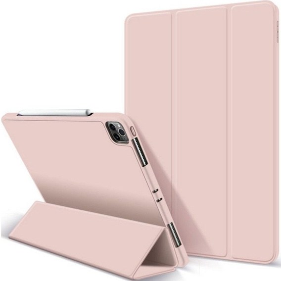 Etui do iPad Pro 11" 2022/2021 (4/3 gen.), Smartcase z miejscem na rysik, różowe