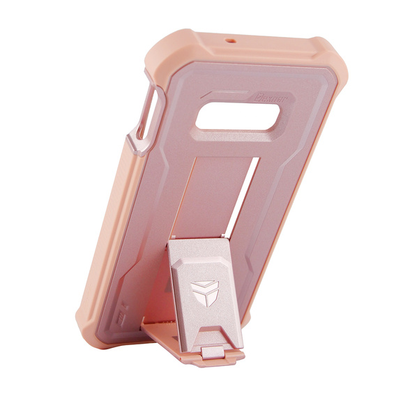 Etui pancerne do Samsung Galaxy S10e, Dexnor Full Body, różowe rose gold