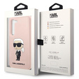 Etui Karl Lagerfeld do Samsung Galaxy S23+ Plus, Silicone Ikonik, różowe