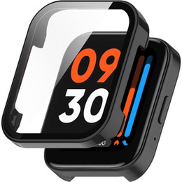 2w1 Etui + Szkło hartowane do Realme Watch 3 Pro, Czarne