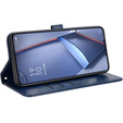 Etui z klapką do Xiaomi Redmi A5, Wallet Rhombus, niebieskie