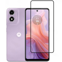 Szkło Hartowane 3D do Motorola Moto E14, czarna ramka