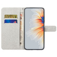 Etui z klapką do Samsung Galaxy M15 5G, Wallet, Flower and Butterfly