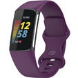 Pasek silikonowy do Fitbit Charge 5, Fioletowy