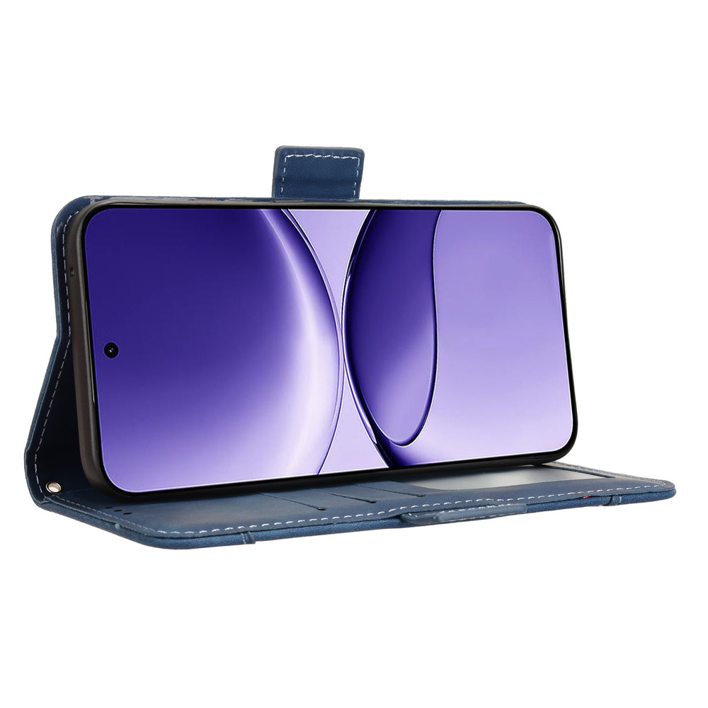 Etui Card Slot do Xiaomi Poco F7 granatowe – dopasowanie i wycięcia