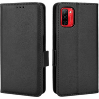 Etui z klapką do Ulefone Note 12P, Wallet Litchi Magnet, czarne