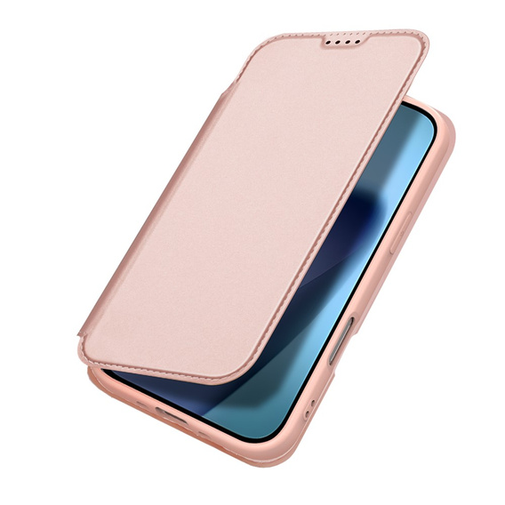 Etui z klapką Dux Ducis do iPhone Air, Skin Pro, różowe