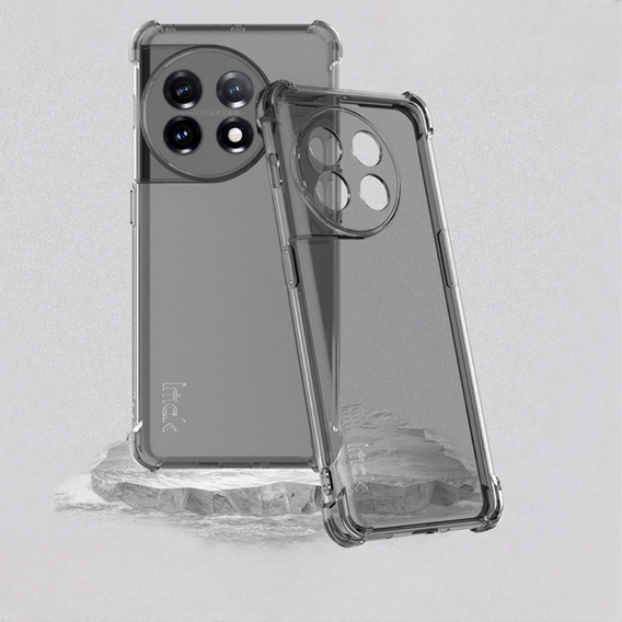 Etui IMAK do OnePlus 11 5G, Dropproof, przezroczyste / czarne