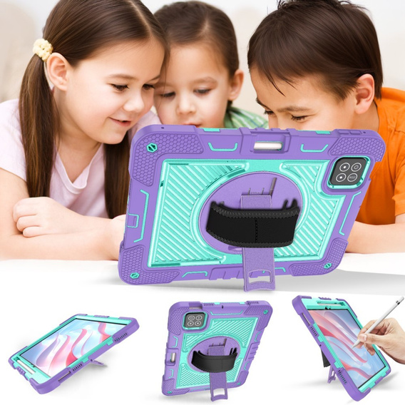 Etui do Xiaomi Pad 7 / 7 Pro, Armoured Protective, fioletowe / niebieskie