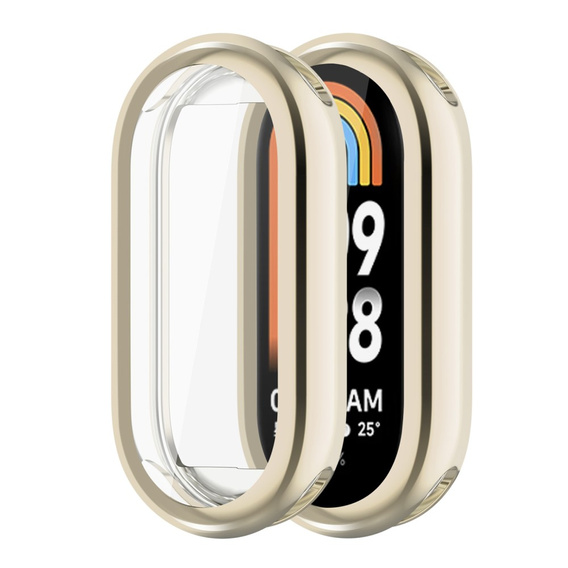 Etui Silikonowe do Xiaomi Smart Band 10 / 9 / 8, Złote