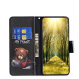 Etui z klapką do Infinix Hot 30, Wallet, Don't Touch My Phone czarne